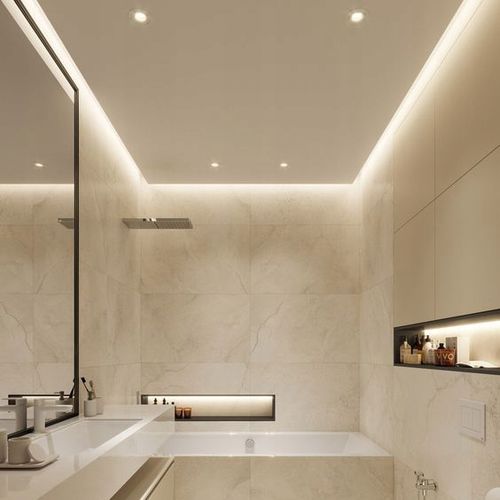 PROFIL aluminiowy do taśma LED czarny wpuszczany klosz 2M zestaw na Arena.pl