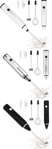 Spieniacz do mleka Frother Trzepaczka Latte Cappuccino Matcha zdjęcie 8