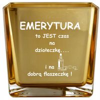 WAZON EMERYTURA śmieszny prezent grawer TWÓJ NAPIS