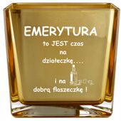 WAZON EMERYTURA śmieszny prezent grawer TWÓJ NAPIS