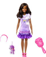 BARBIE MOJA PIERWSZA BARBIE LALKA DUŻA BROOKLYN Z PIESKIEM 3 +