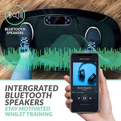PLATFORMA WIBRACYJNA BLUEFIN WIBRUJĄCA MASAŻER CIAŁA 3D 180 KG BLUETOOTH na Arena.pl