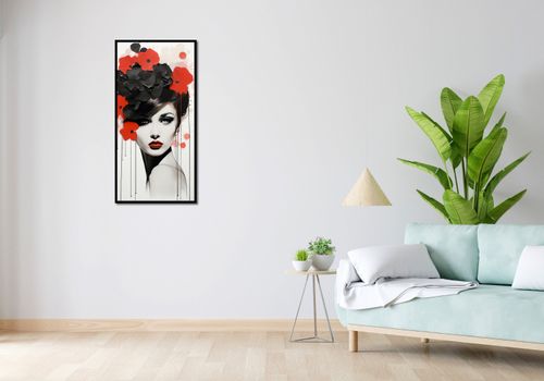 Plakat 50x100cm Kwiatowa Pasja na Arena.pl