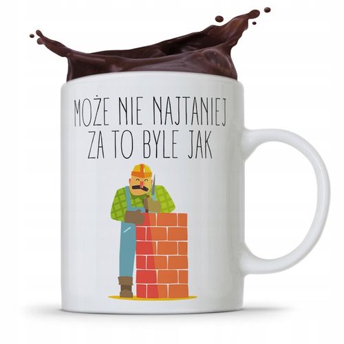 Kubek Budowlańca Może Nie Najtaniej Za To Byle Jak Z Nadrukiem Ze Zdjęciem na Arena.pl