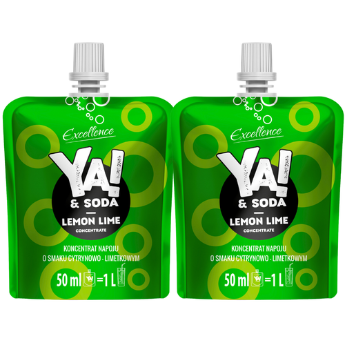 Ya! Koncentrat do soda stream o smaku cytrynowo-limetkowym x 2 sztuk na Arena.pl