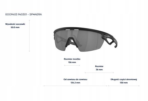 Okulary Oakley SPHAERA na Arena.pl