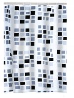 RIDDER Stones Zasłona do prysznica wanny Tekstylna