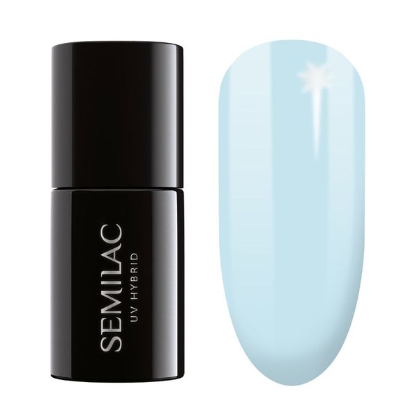 Semilac 386 Lakier hybrydowy Blue Cloud 7ml zdjęcie 1