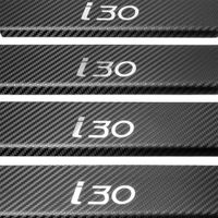 Listwa progowa HYUNDAI I30 MK3 Stal nierdzewna 304 carbon 4szt