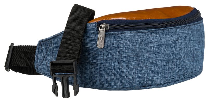 saszetka na pas wb05a-navy/brown zdjęcie 4