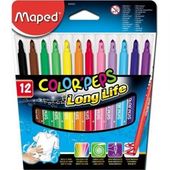 FLAMASTRY COLOR'PEPS LONG LIFE 12 KOL. MAPED