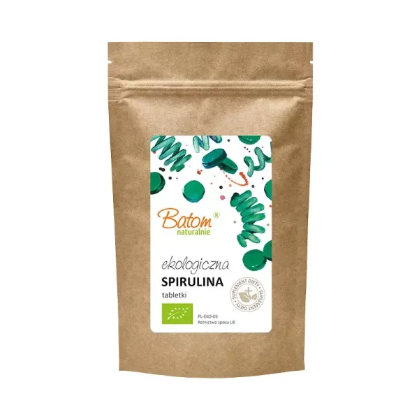 Spirulina BIO (400 mg) 625 Tabletek - Batom zdjęcie 1
