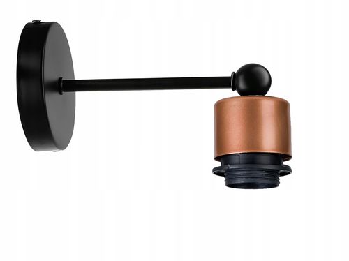 LAMPA KINKIET E27 ścienny stały loft drut KULA na Arena.pl