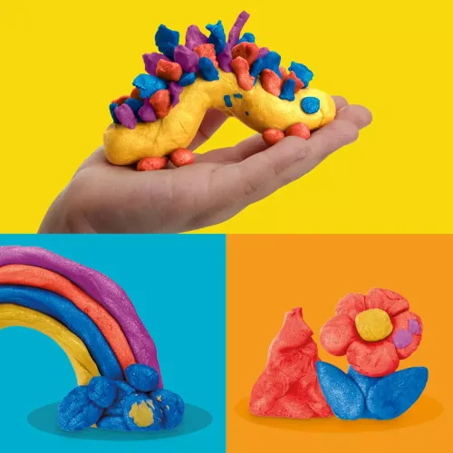 Play-Doh. 4 Metaliczne Kolory Masy na Arena.pl