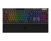 MSI STRIKE PRO WIRELESS | Gaming keyboard | Wireless | US | Black | 2.4 GHz Wireless, Bluetooth, USB 2.0 | Kailh Midnight Pro Silent Tactile