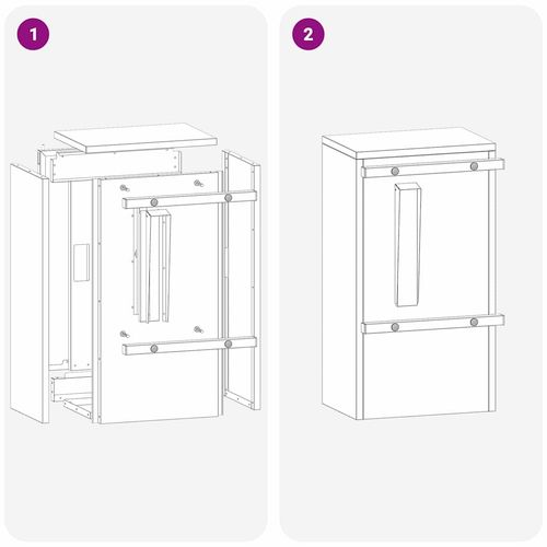 skrzynka na listy Rdzawy 30 x 23 x 55 cm stal kortenowska na Arena.pl