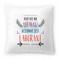 Poduszka Dla Laboranta Na Urodziny Na Prezent Z Nadrukiem Ze Zdjęciem