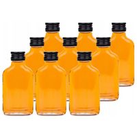 Butelka na Nalewki Bimber Wódkę z Zakrętką 100ml PIERSIÓWKA SZKLANA 20 szt.