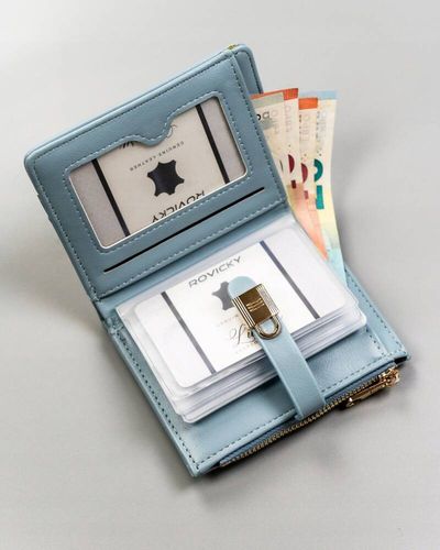 pojemny, rozbudowany portfel damski ze skóry ekologicznej - 4u cavaldi na Arena.pl