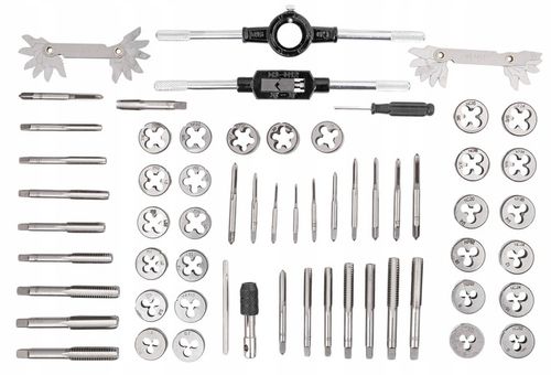 ZESTAW NARZYNKI GWINTOWNIKI KALIBROWNIKI 60el na Arena.pl