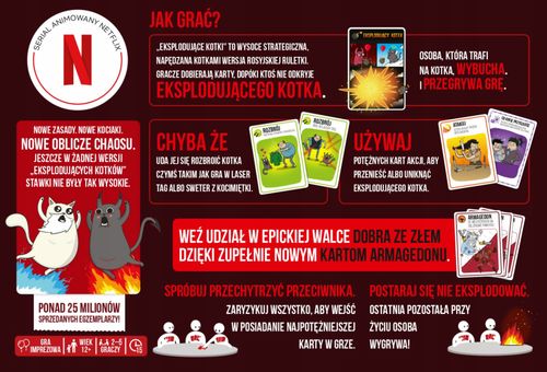 Gra Eksplodujące Kotki Dobro kontra Zło na Arena.pl