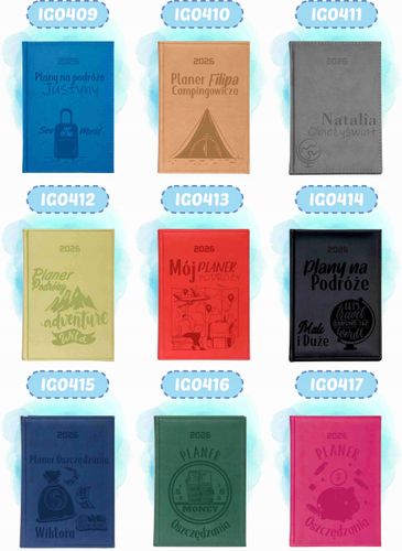 KALENDARZ A5 2026 dzienny PLANER z grawerem DLA MOLA KSIĄŻKOWEGO + IMIĘ na Arena.pl