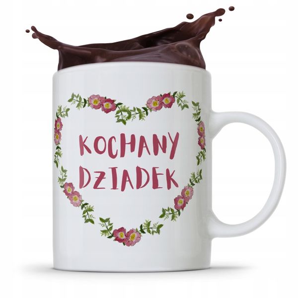 Kubek Prezent Dzień Dziadka Kochany Dziadek Z Nadrukiem Ze Zdjęciem zdjęcie 1