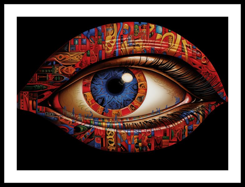 Plakat 55x40cm W Oku Obserwatora zdjęcie 3