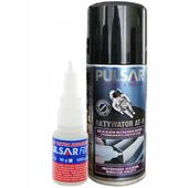 KLEJ CYJANOAKRYLOWY GĘSTY 20 g + AKTYWATOR 150 ml PULSAR