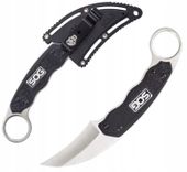 Nóż SOG Gambit karambit taktyczny wojskowy do samoobrony Pazur stal etui