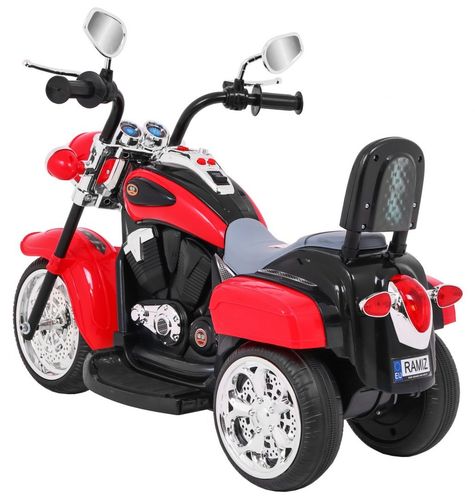 Motorek Chopper Nightbike Czerwony na Arena.pl