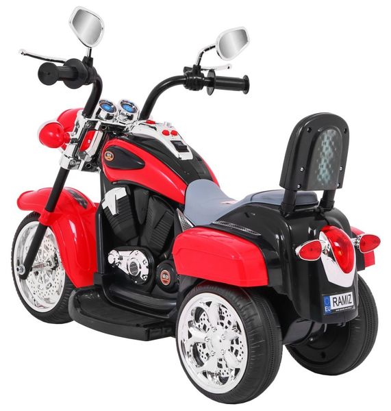 Motorek Chopper Nightbike Czerwony zdjęcie 6