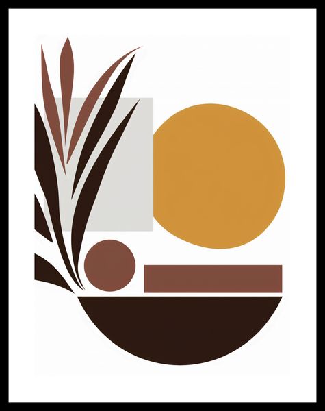 Plakat 60x80cm Stylizacja Roślin zdjęcie 3