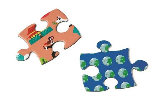 SCRATCH Puzzle Mapa Świata 150 elementów na Arena.pl