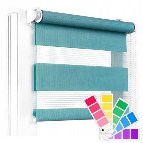 ROLETA DZIEŃ NOC 68x150 CM NAPINACZ RÓŻNE KOLORY na Arena.pl