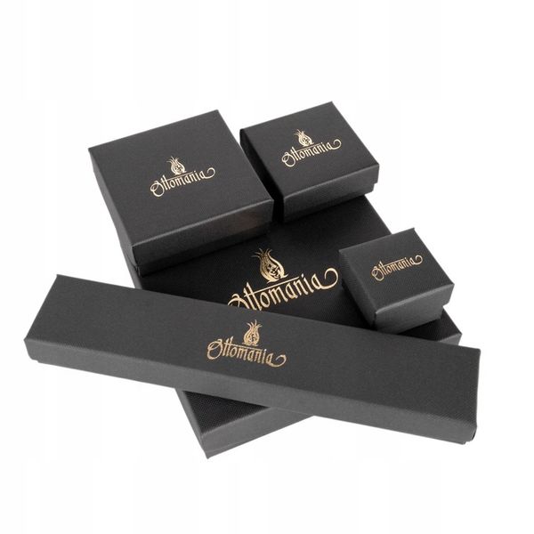 NASZYNIK SREBRNY ŁAŃCUSZEK Z CZERWONYM GRANATEM zdjęcie 8