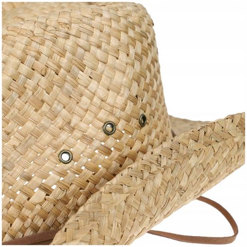 KAPELUSZ KOWBOJSKI SŁOMIANY SŁOMKOWY ze Sznurkiem MFH FOX OUTDOOR BROWN na Arena.pl