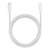 Kabel Usb C Do Iphone Lightning 2.4A (Max 27W) - Biały 1M