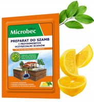 bros - microbec ultra 25g zapach cytryny - preparat do szamb - 1 szt.