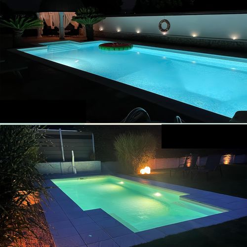 Reflektor LED basenowy LyLmLe PAR56 35W IP68 12V ‎R-PL01-S35W-WW-3000K na Arena.pl