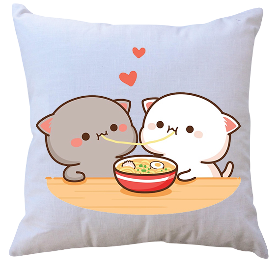 Poduszka Bubu Loves Dudu zdjęcie 1