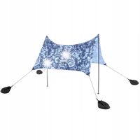 DUŻY NAMIOT TARP PLAŻOWY BALDACHIM PARAWAN SŁONECZNY 210X210CM ZACIEMNIA