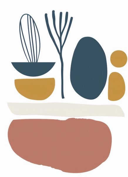 Plakat 40x55cm Stylowa Roślinność zdjęcie 1