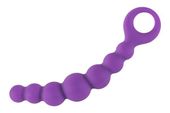 Silikonowe Kuleczki Analne Z Uchwytem - Alive Bubble Chain