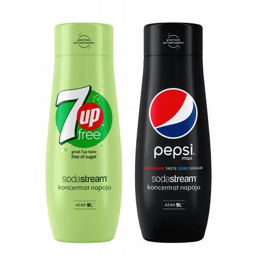 Syrop SodaStream 7up Free, Pepsi Max 2x440ml na Arena.pl