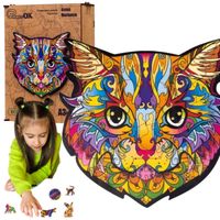 drewniane puzzleok eco kotek murkotek a3 39el. zestaw premium puza3-02724