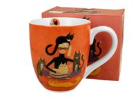 KUBEK DUŻY XXL DUO CINDY I KOTY NA PREZENT 1000 ML