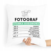 Poduszka Prezent Dla Fotografa Fotografki Z Nadrukiem Ze Zdjęciem