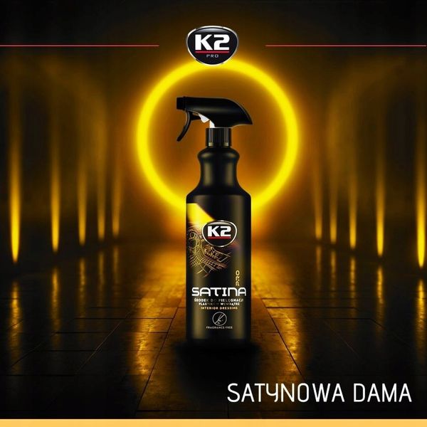 K2 SATINA PRO 1LŚRODEK DO PLASTIKU SUNSET FRESH zdjęcie 2