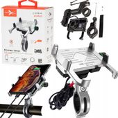 Uchwyt Motocyklowy Z Ładowarką Extremestyle Do Telefonu R10-Metal Qc3.0
